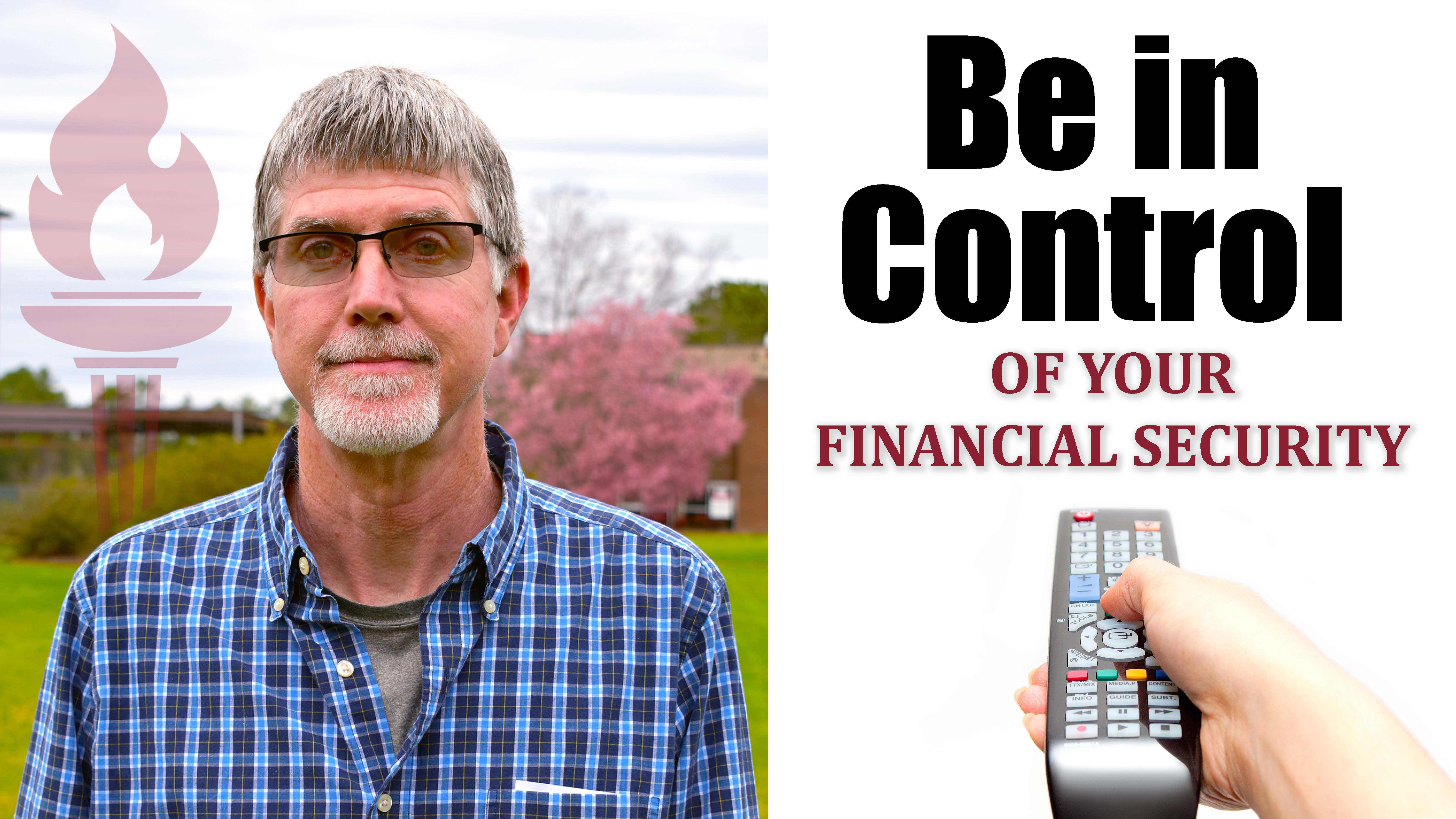 Chad Guinn featured on a Be In Control graphic