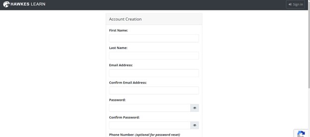 Image of how to create account