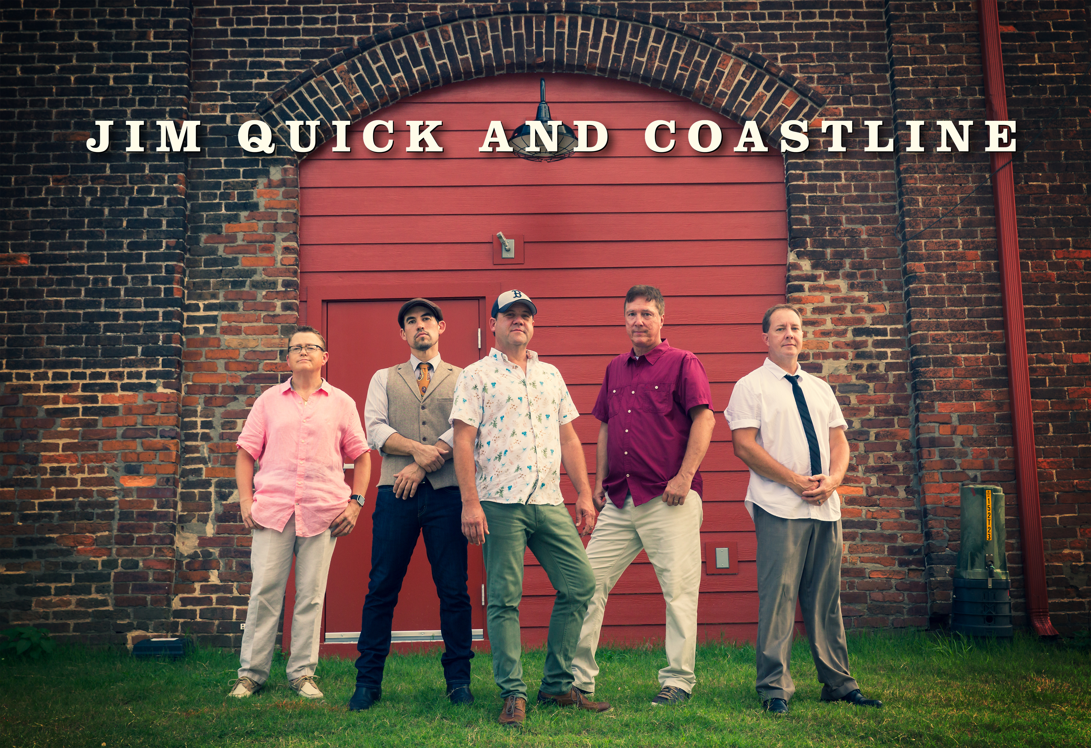 Jim Quick and Coastline band members pose for a photo