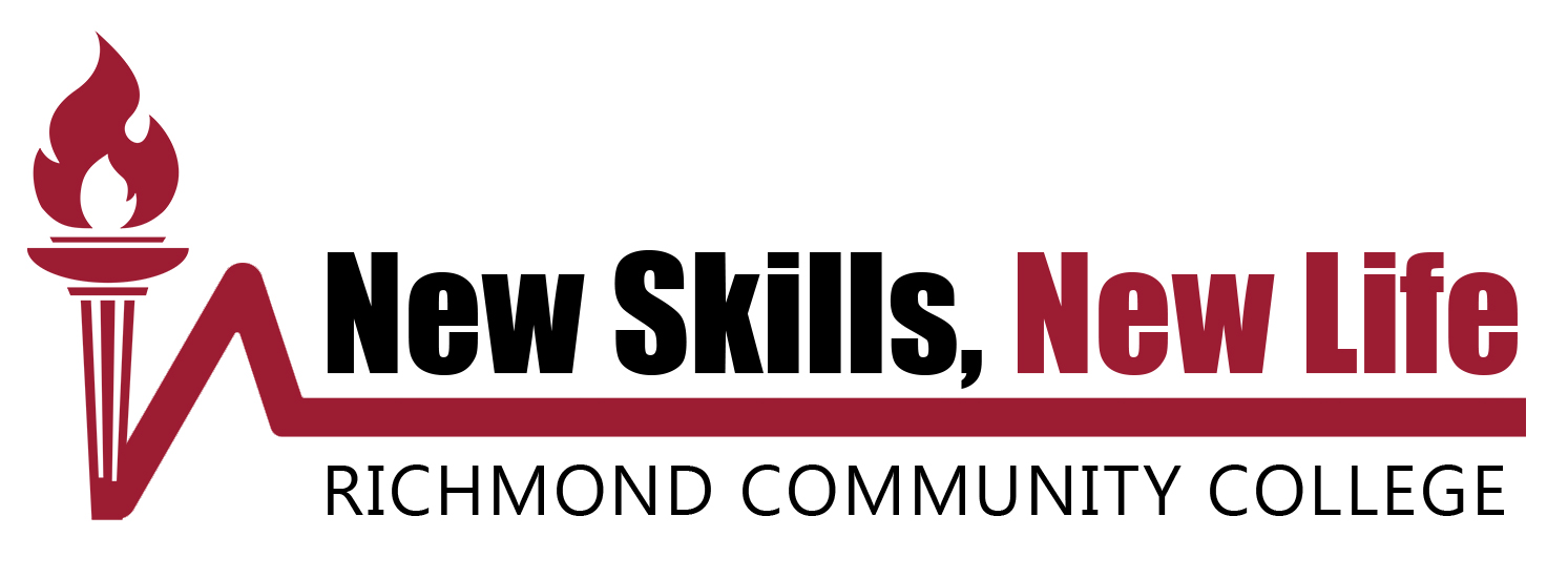 New Skills, New Life logo for Richmond Community College