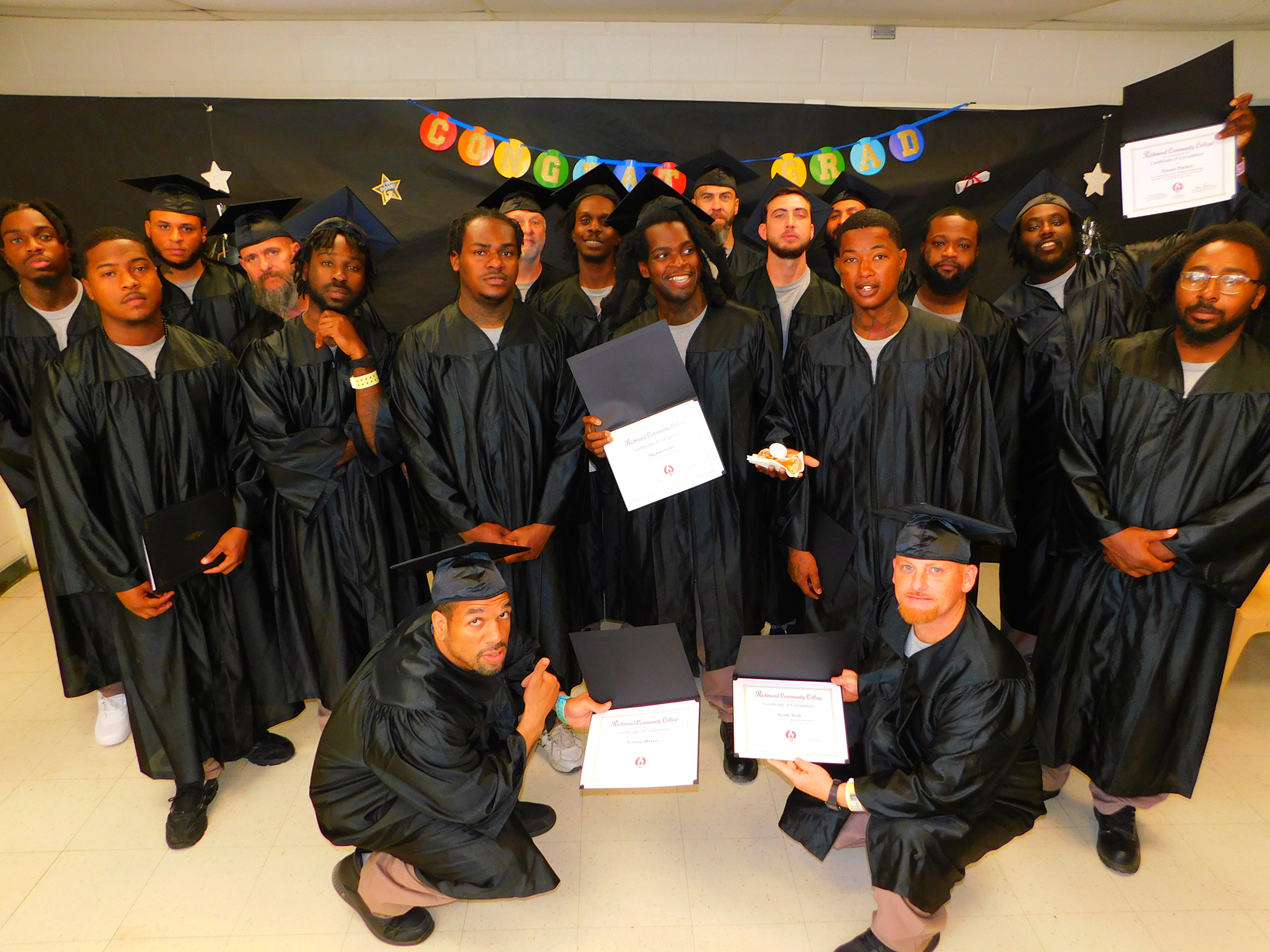 RCI inmates celebrate educational achievement.