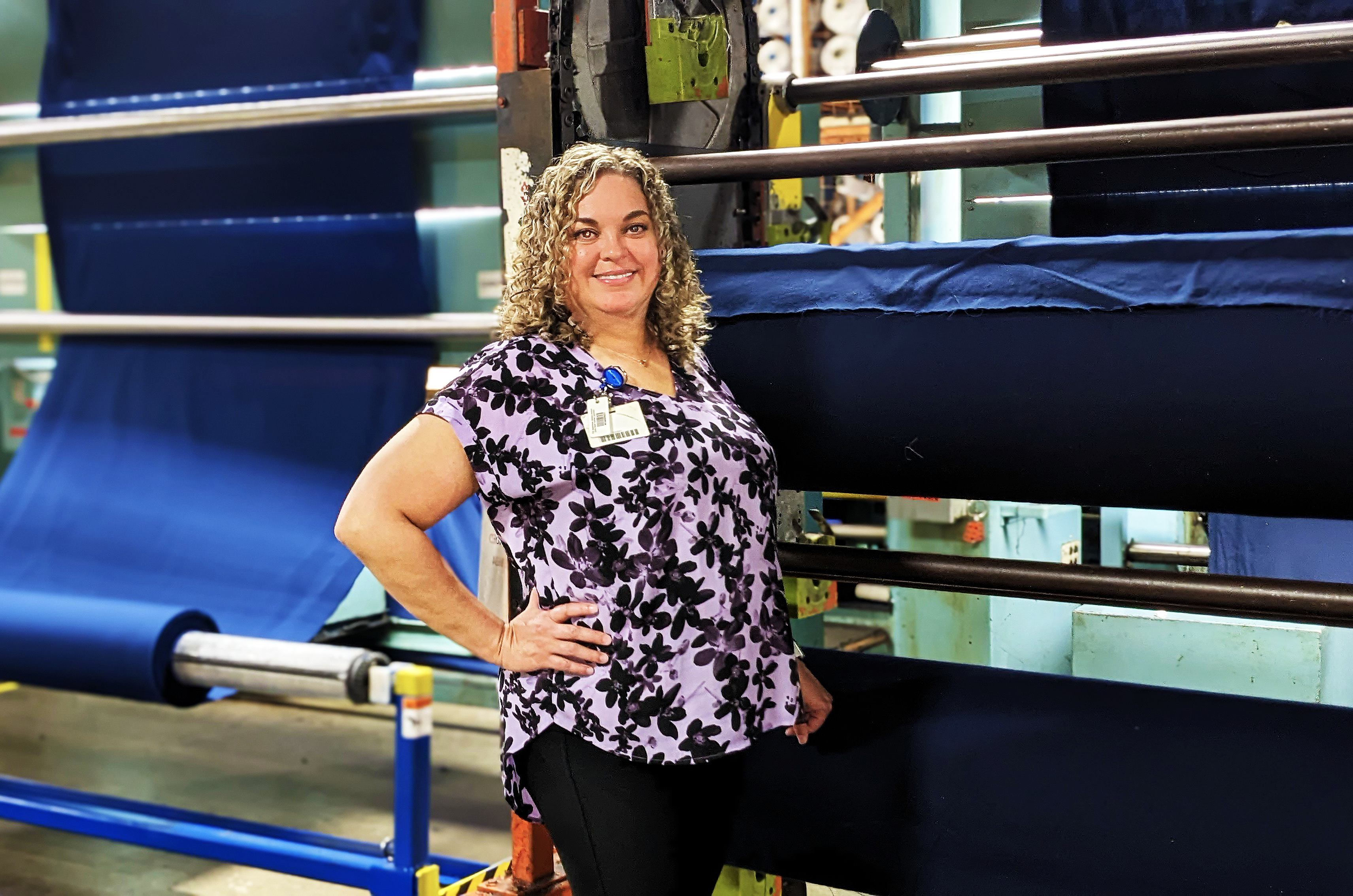 Amanda Millen is the human resources manager for Burlington Fabrics.
