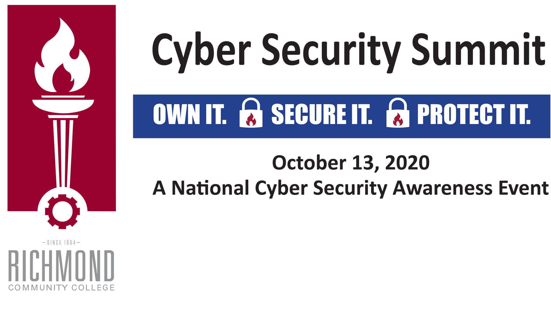 Richmond Community College Cyber Security Summit 2020