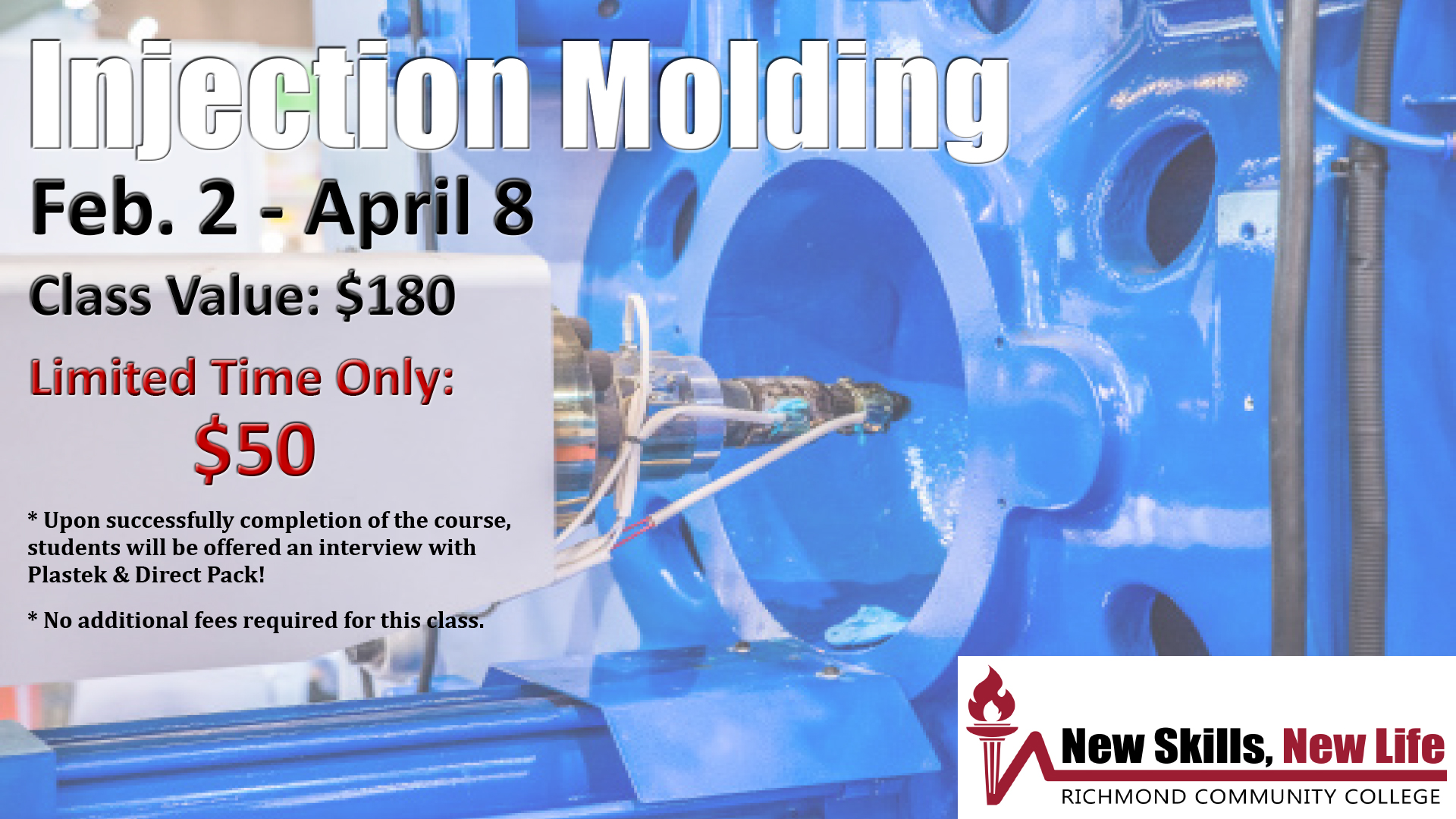 Injection Molding Training Richmond Community College