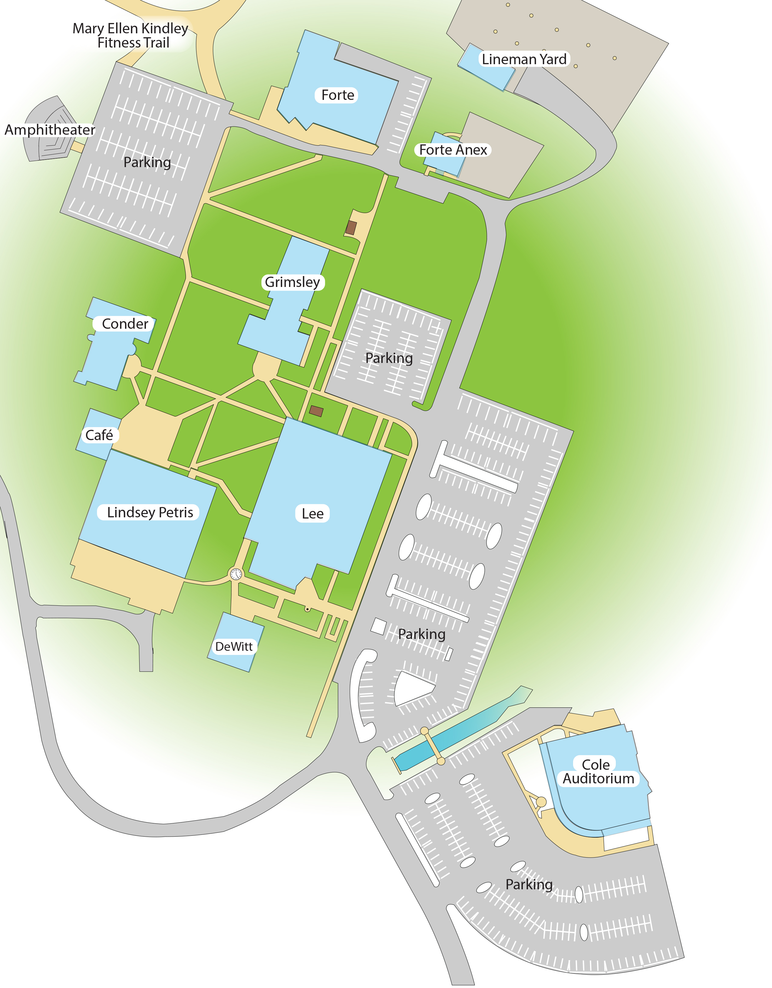 Map of the Hamlet Campus