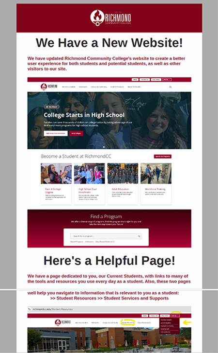 Cover of the October 2026 college newsletter