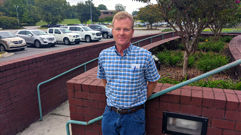 Gregory Thompson photo in the Cole Auditorium Parking Lot