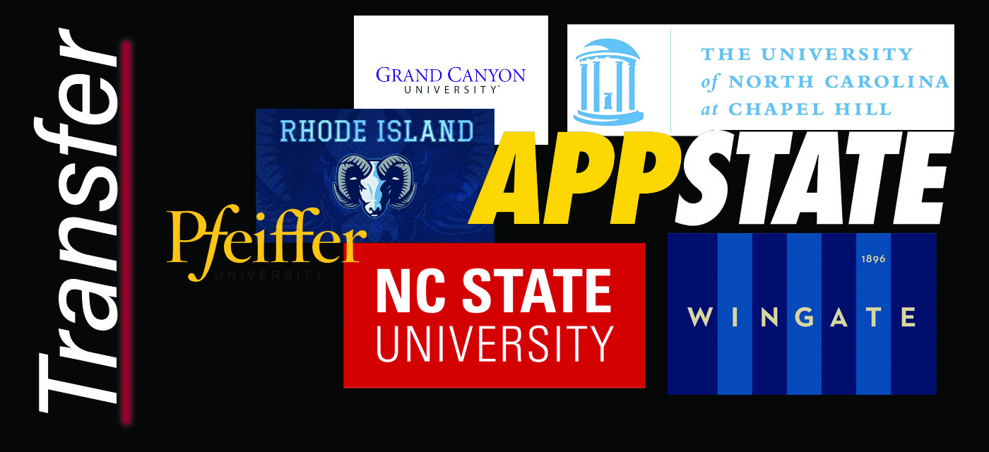 College logos in a collage