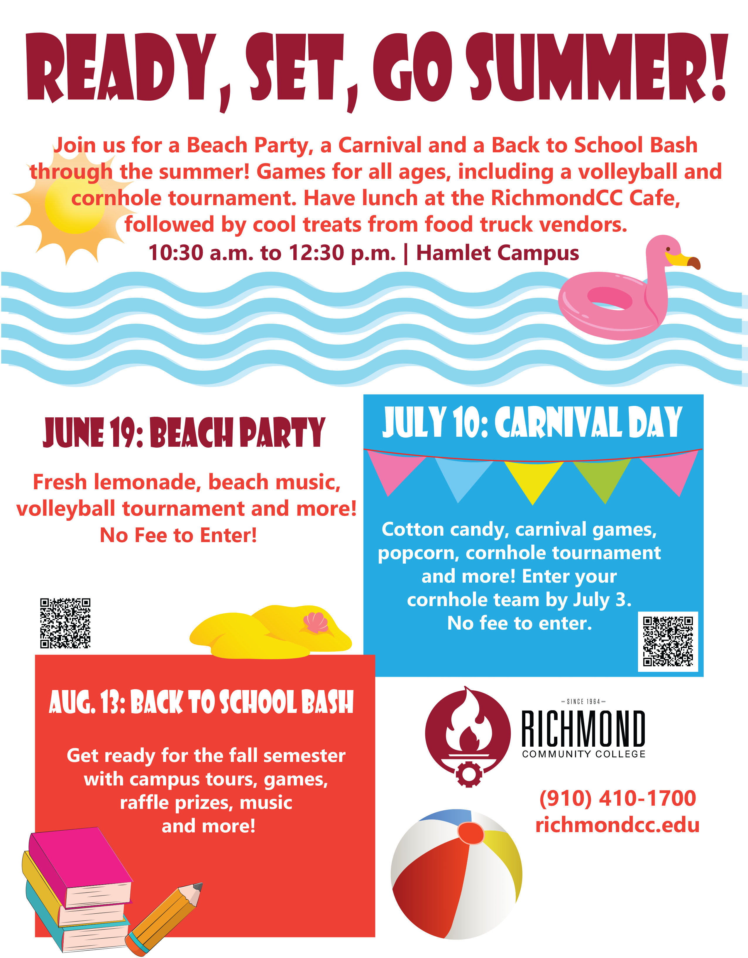 Ready, Set, Go SUMMER! flyer