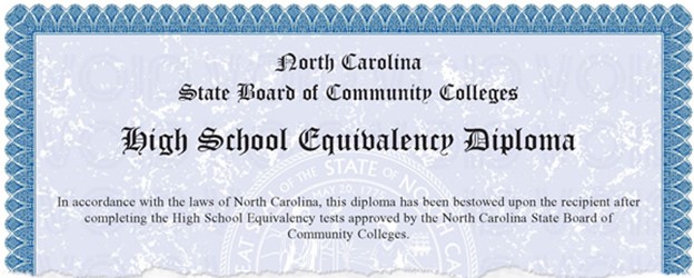 High school diploma certificate image