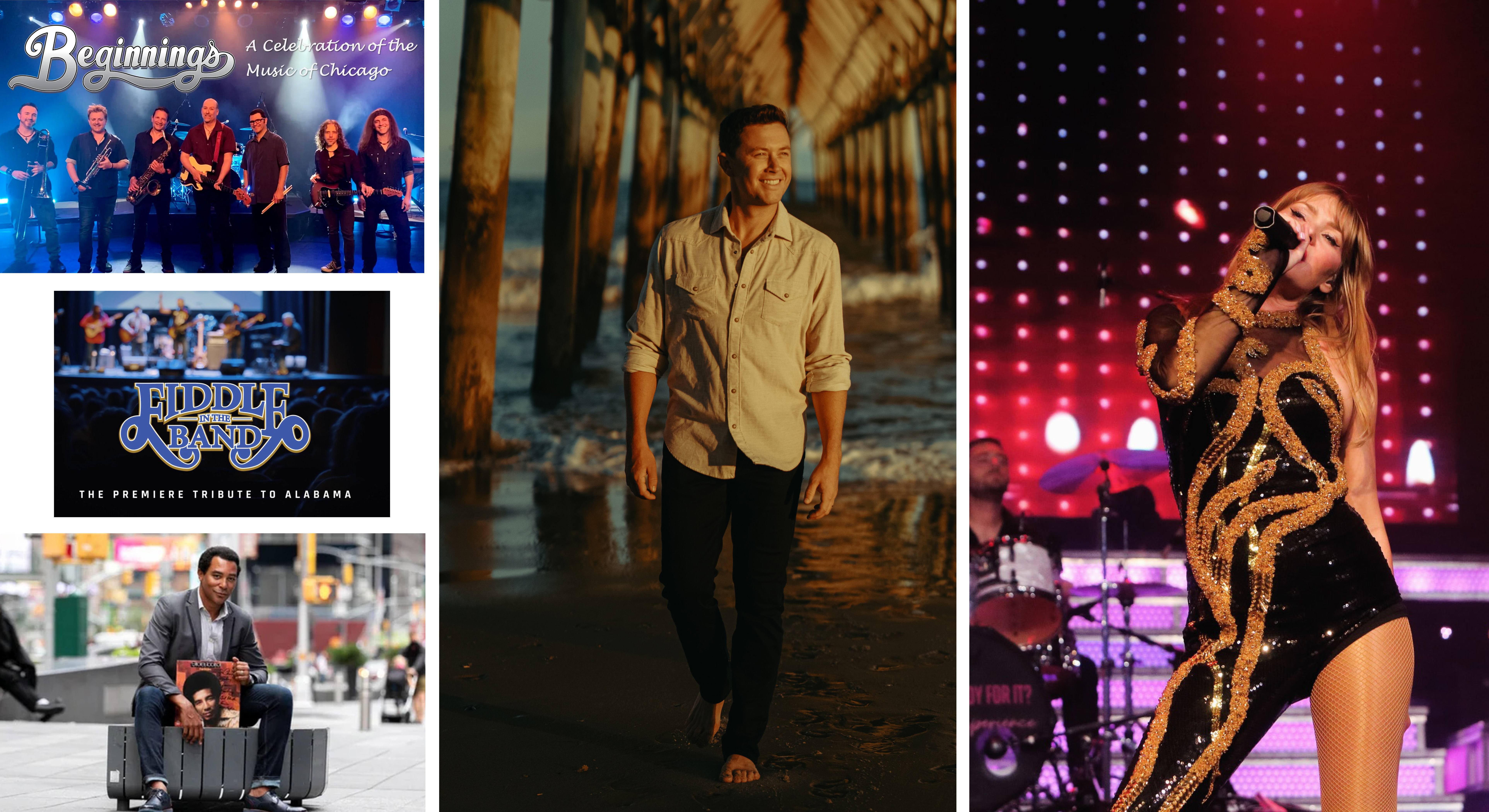 Collage of shows