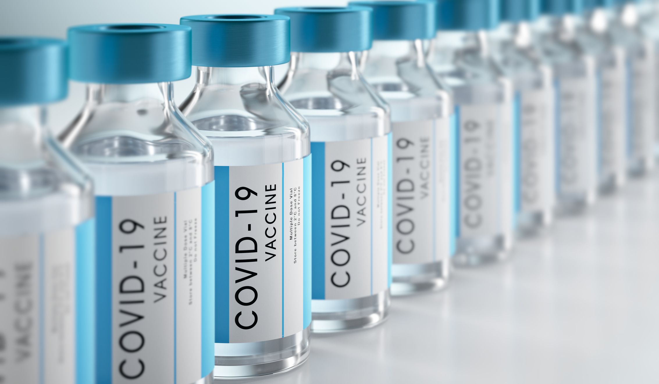 COVID vaccine vials