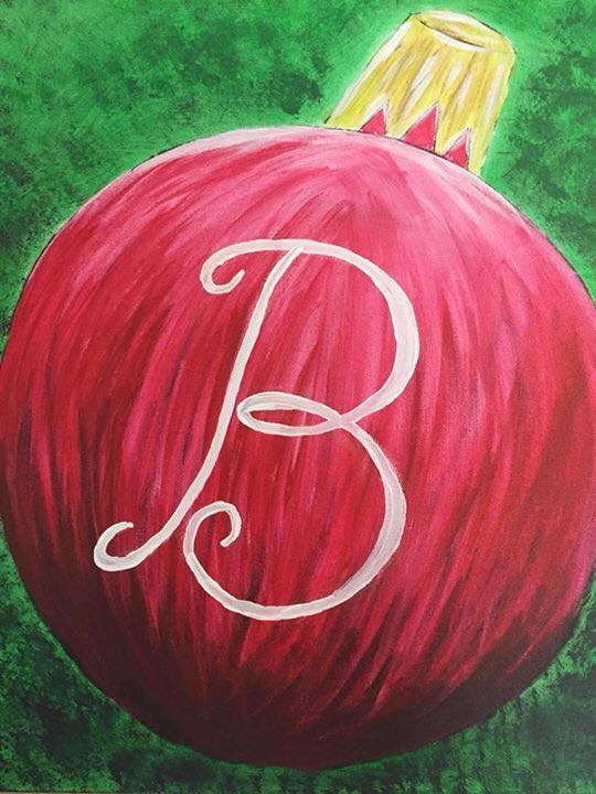 Painting of Christmas ornament