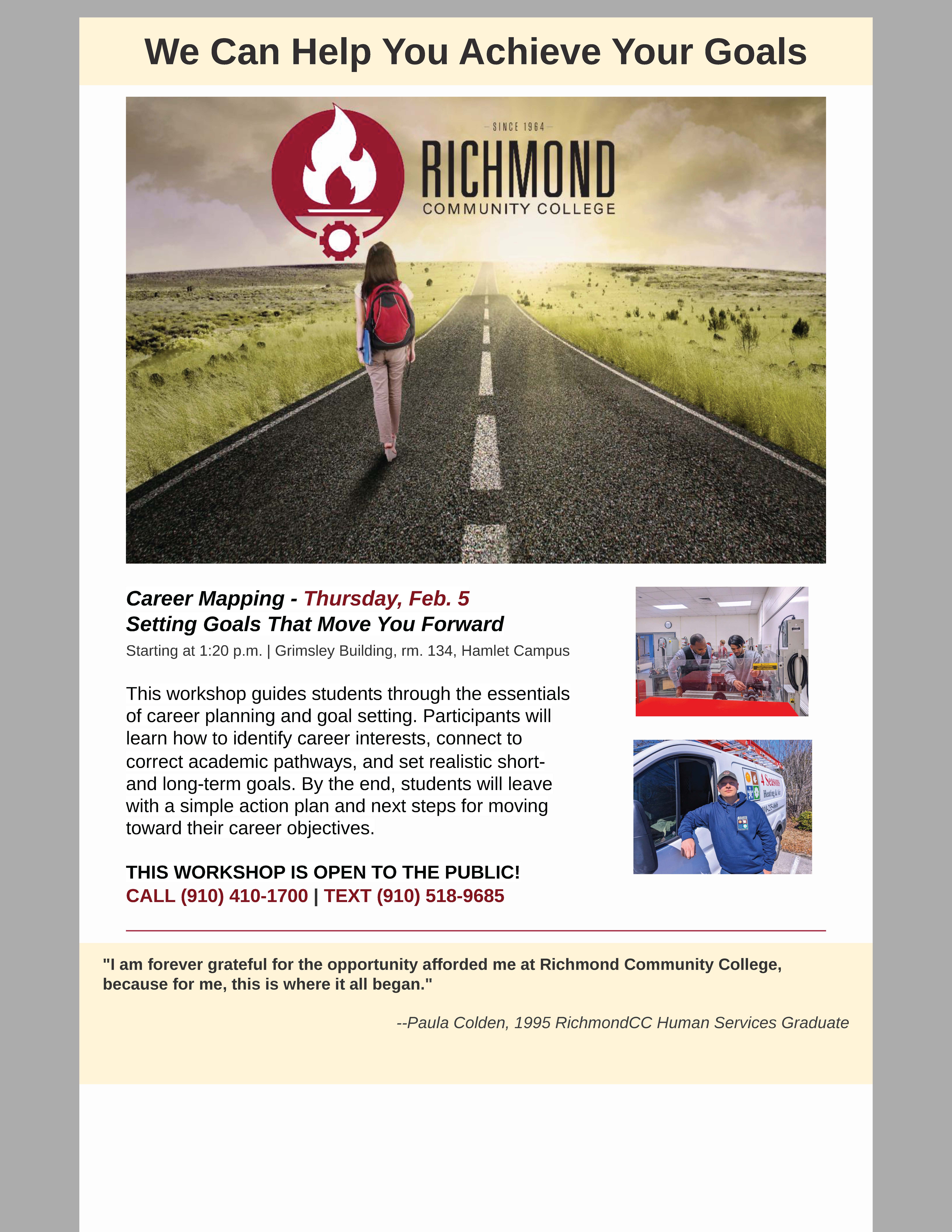 Screenshot of first page of February Newsletter