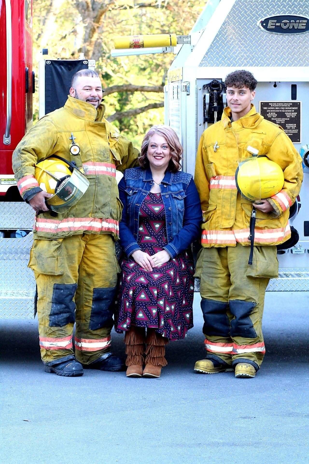 Knight family poses for a photo