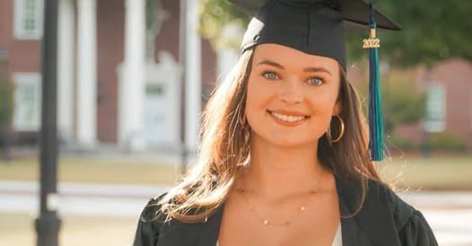 Carley Lambeth in cap and gown