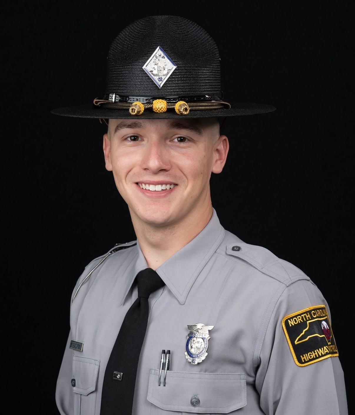 Luke Steadman in High Patrol uniform