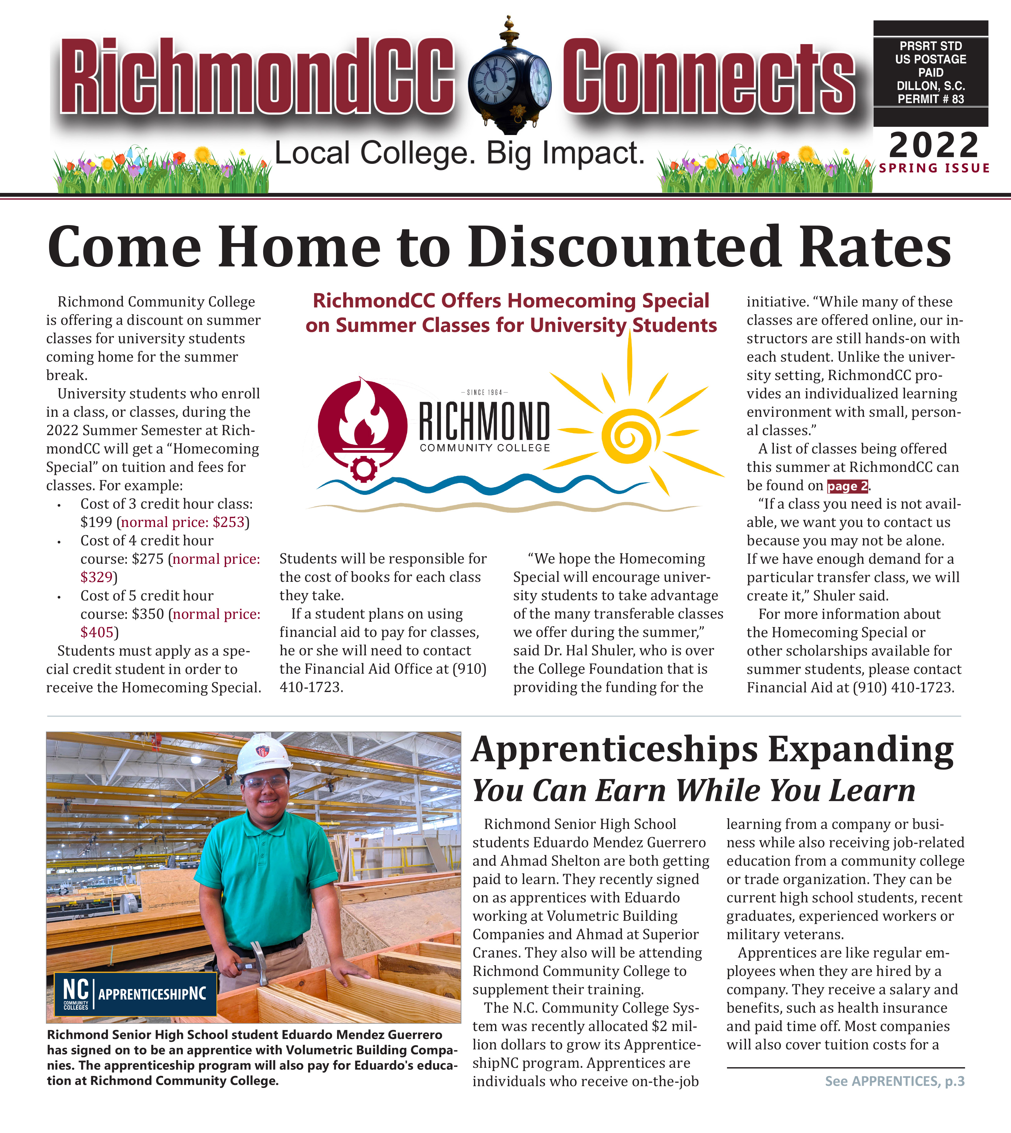 Front cover of the March 2022 edition of the RichmondCC Connects