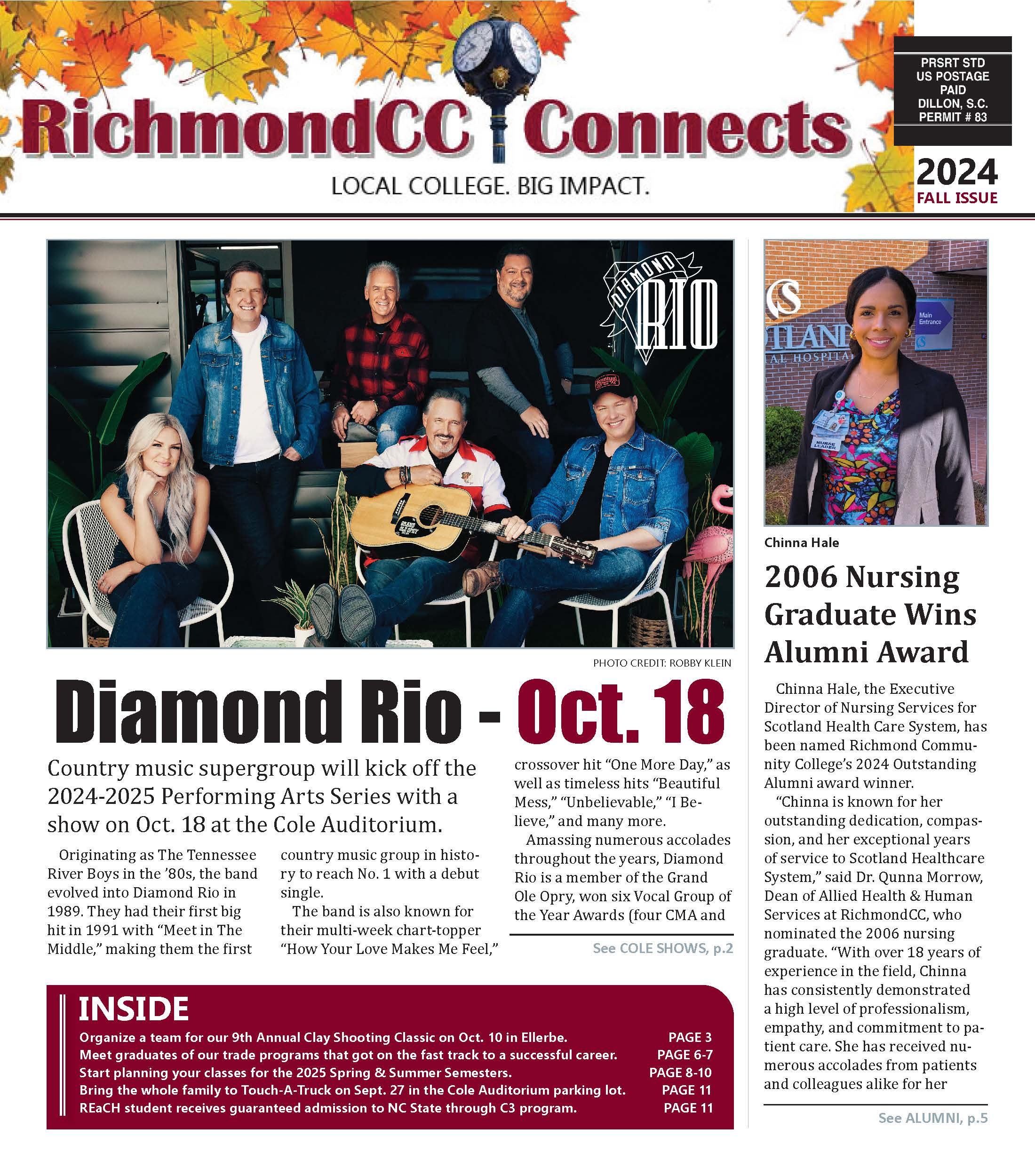 Front page of RichmondCC Connects