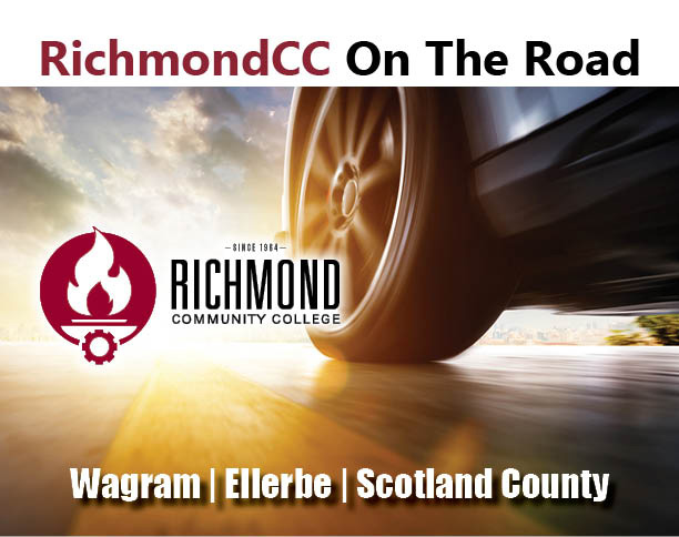Photo supports story material about RichmondCC on the Road