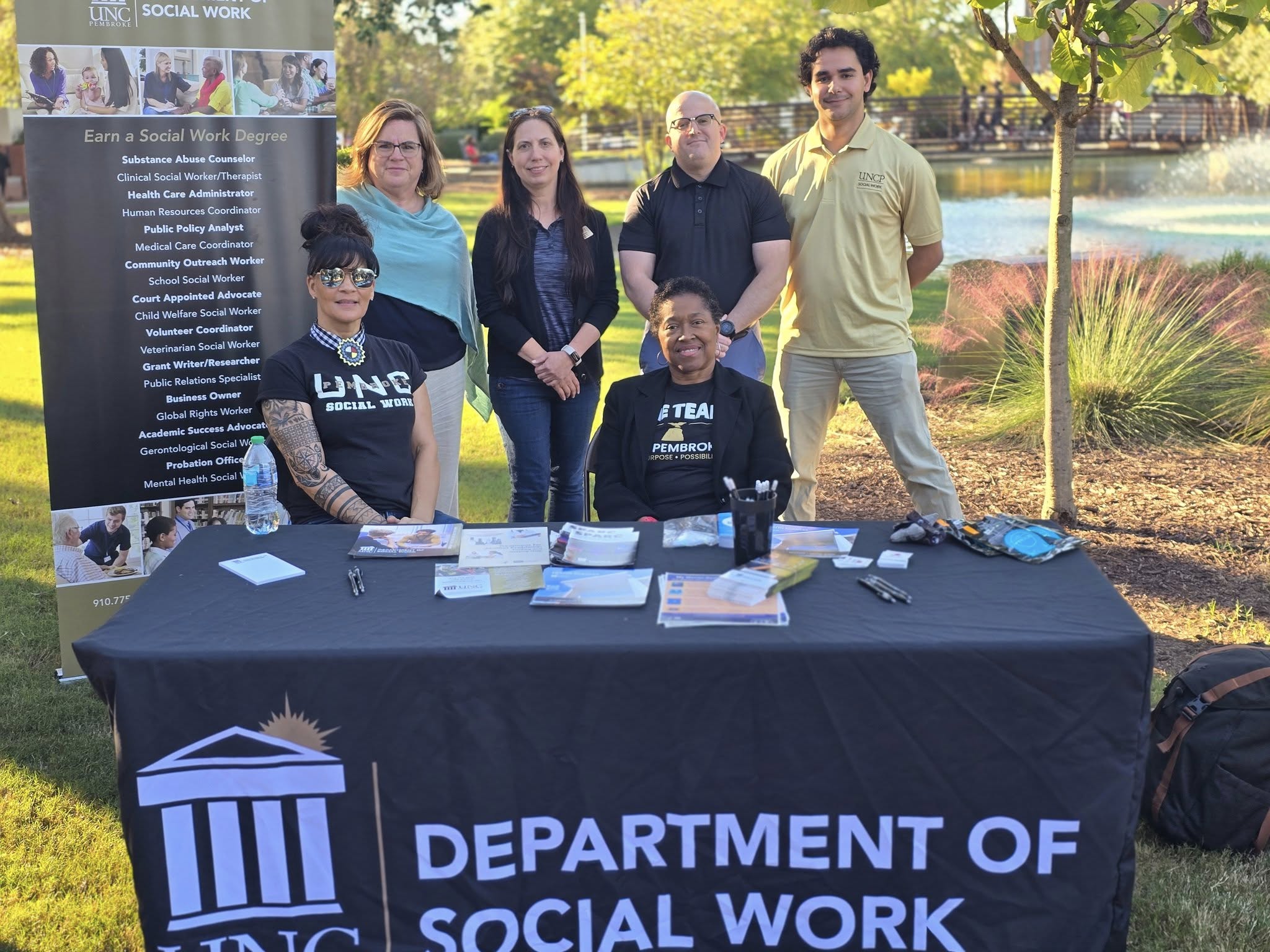 UNCP students in the Social Work undergraduate program.