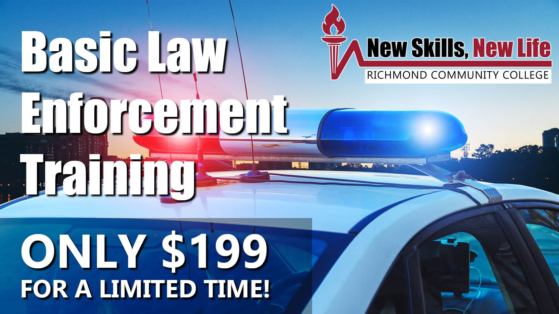 Basic Law Enforcement Training only $199 for a limited time.