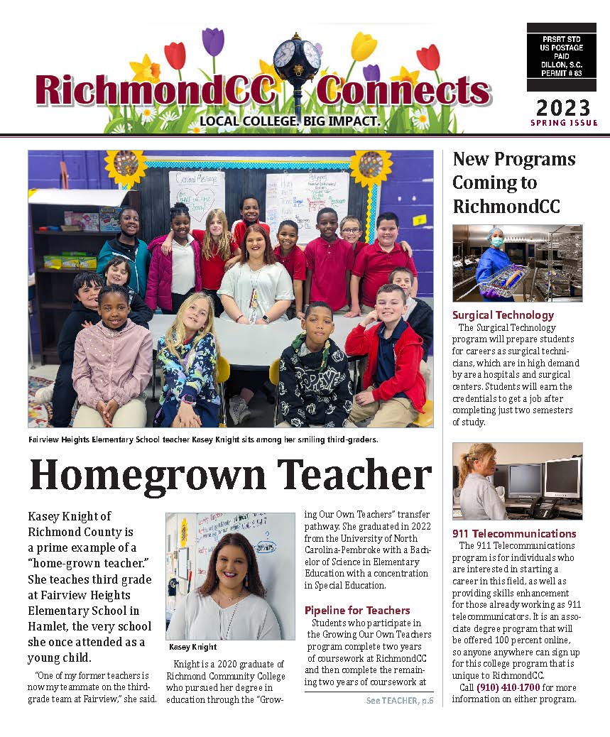 Front page of the RichmondCC Connects