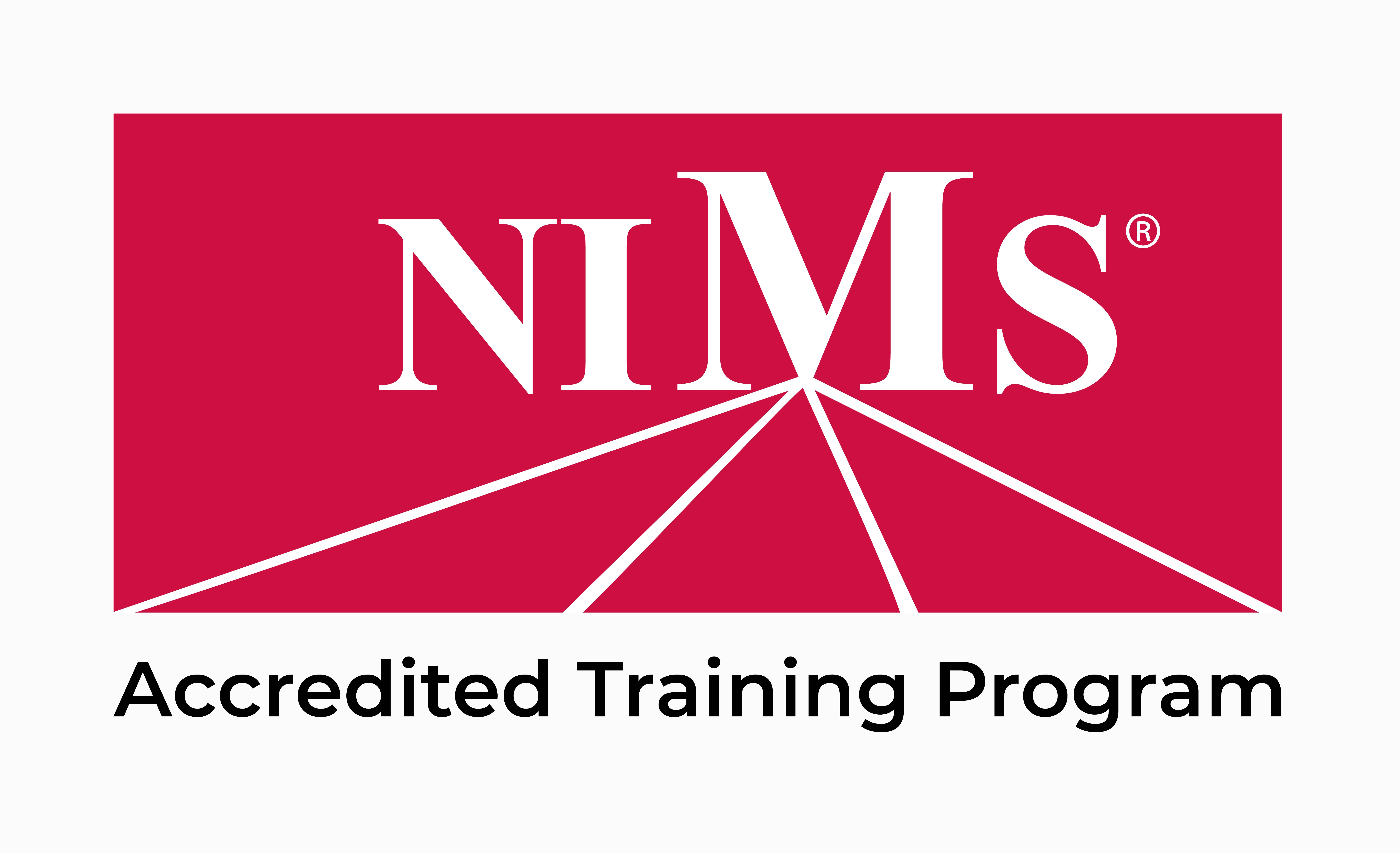 NIMS Accredited Training Program logo