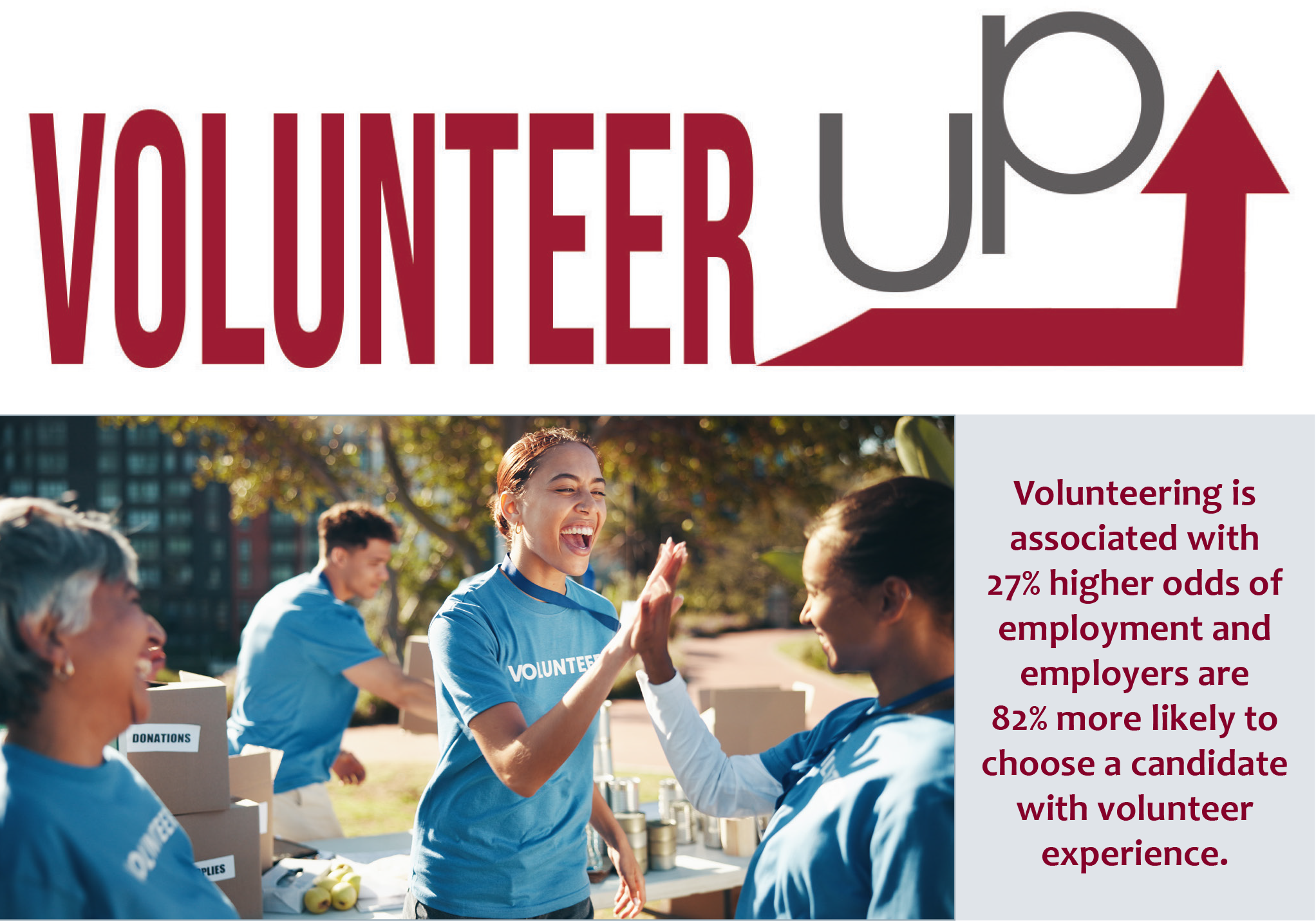 Volunteer Up logo and image