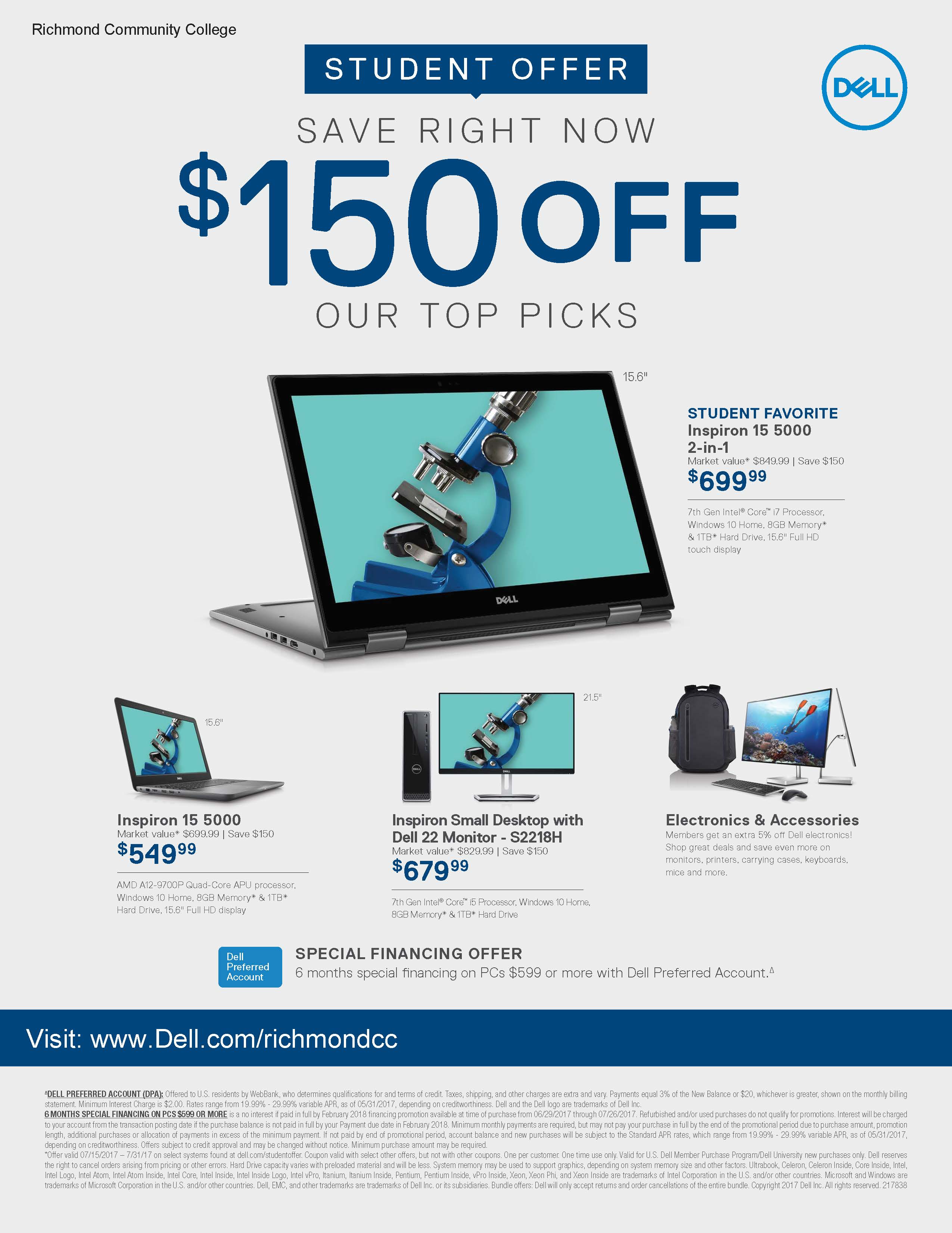 Dell promotional flyer