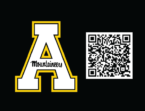 Appalachian State University Logo and QR Code