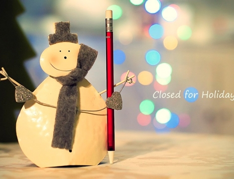 snowman with pencil