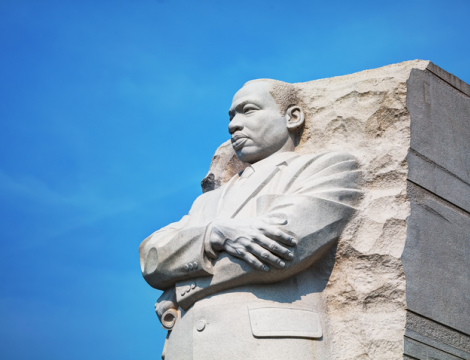 Photo of monument of Martin Luther King Jr