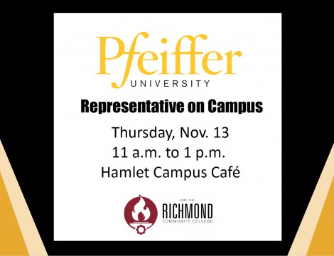 A graphic including the RichmondCC and Pfeiffer Logo