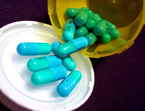 pills laying in a bottle
