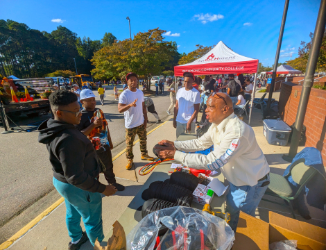 Photo of kids having fun at Touch a Truck