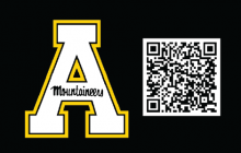 Appalachian State University Logo and QR Code