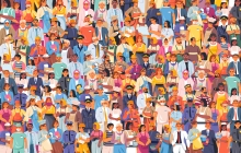 Graphic of people in various jobs