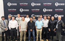 Photo of a previously graduated Electric Lineman Class