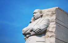 Photo of monument of Martin Luther King Jr
