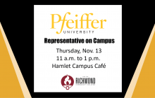 A graphic including the RichmondCC and Pfeiffer Logo